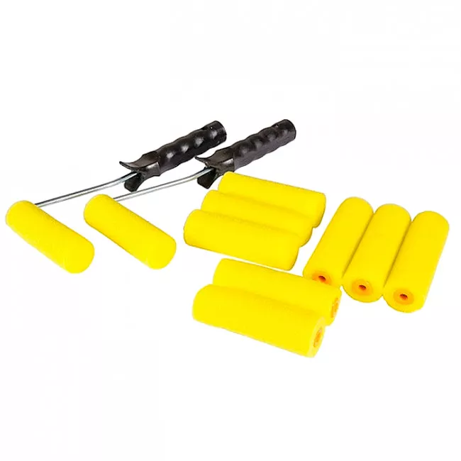 Набор малярный №10 MASTER TOOL- Валик поролоновый 100*36 мм 10 шт, 2 ручки (92-8110)