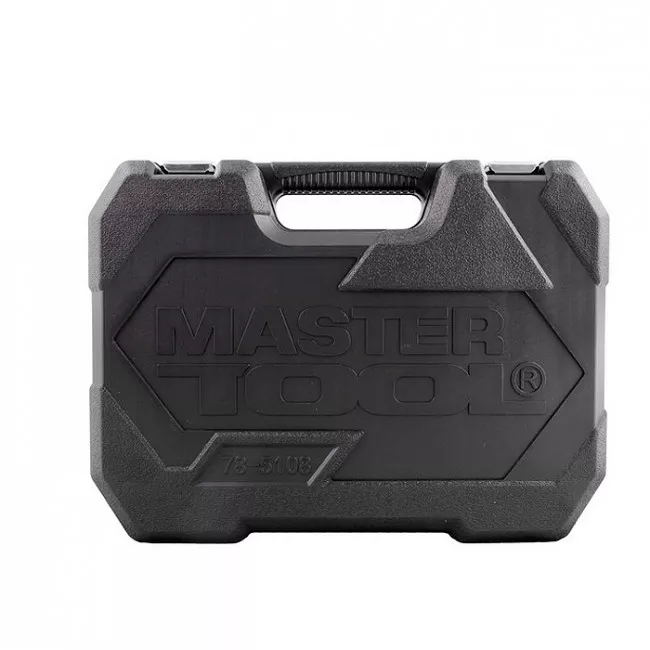 Набір торцевих насадок Mastertool CrV 1/4”-1/2” з тріскачкою 108 предметів (78-5108)