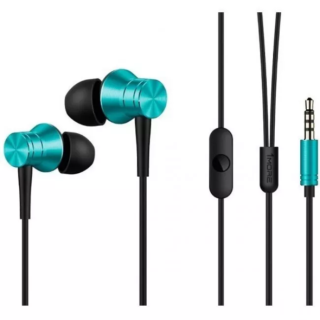 Наушники 1MORE E1009 Piston Fit Mic Blue (E1009-BLUE)