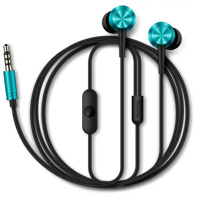 Наушники 1MORE E1009 Piston Fit Mic Blue (E1009-BLUE)