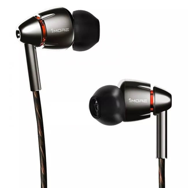 Наушники 1MORE Quad Driver In-Ear Mic Gray (E1010-GRAY)