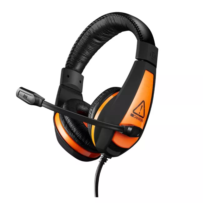 Наушники Canyon CND-SGHS1 Black/Orange