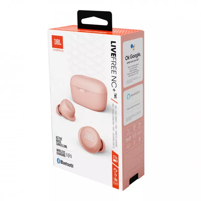 Наушники JBL Live Free NC+ TWS Rose (JBLLIVEFRNCPTWSR)
