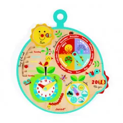 Обучающая игрушка Janod Календарь Времена Года на английском языке (J09620)