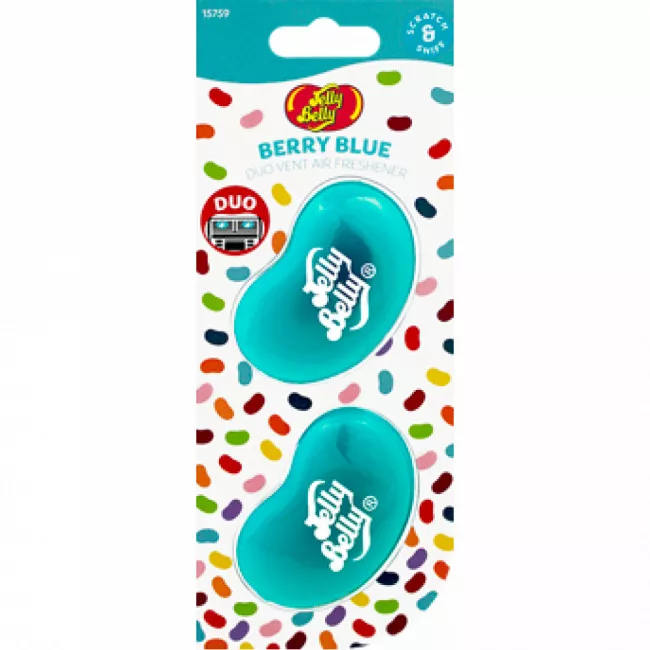 Освежитель воздуха JELLY BELLY 3D мини вентиляционный 2шт голубика (157598)