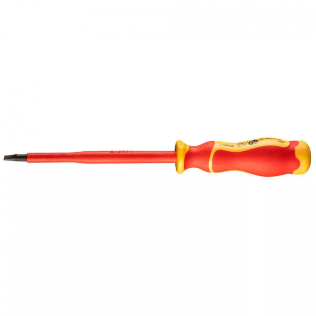 Отвертка NEO шлицевая 1.0x5.5x125 mm, 1000 В (04-133)