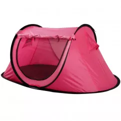 Палатка автомат туристическая двухместная KingCamp Venice (2000х1200х850мм), розовая (234-1170_pink)