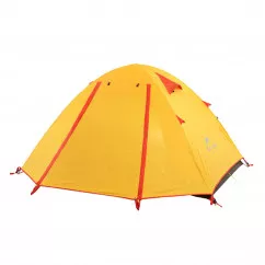 Палатка четырехместная NatureHike P-Series NH18Z044-P 210T/65D оранжевая