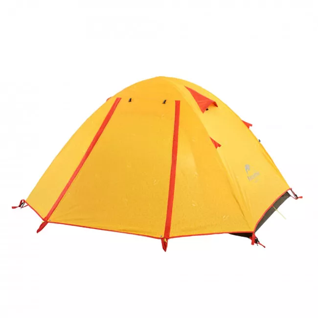 Палатка четырехместная NatureHike P-Series NH18Z044-P 210T/65D оранжевая (6927595729694)