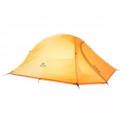 Палатка двухместная с футпринтом NatureHike Сloud Up 2 Updated NH17T001-T 210T оранжевая