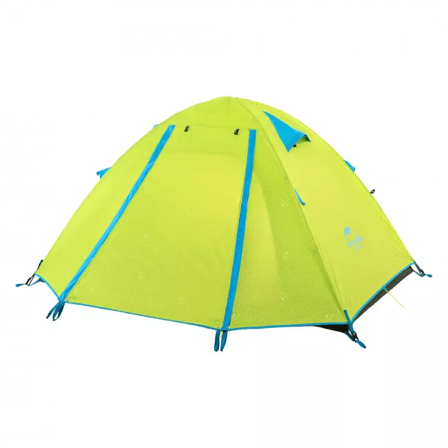 Палатка трехместная NatureHike P-Series NH18Z033-P 210T/65D зеленая (6927595729649)