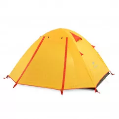 Палатка трехместная NatureHike P-Series NH18Z033-P 210T/65D оранжевая