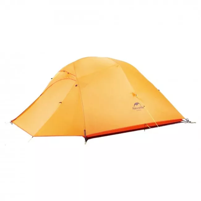 Палатка трехместная с футпринтом NatureHike Cloud Up 3 Updated NH18T030-T 210T оранжевая (6927595730638)