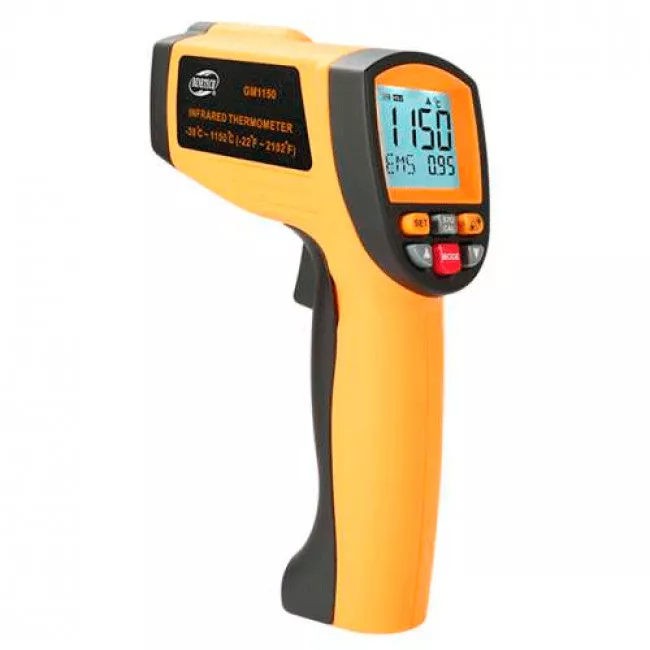 Пирометр инфракрасный бесконтактный BENETECH -30~1150℃ (GM1150) Пирометр инфракрасный бесконтактный BENETECH -30~1150℃ (GM1150)