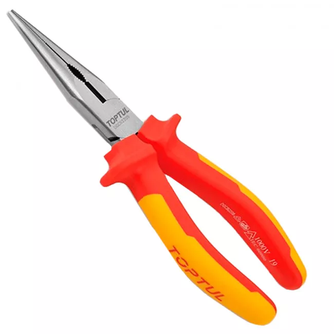 Плоскогубцы с удлиненными губками TOPTUL 6" 1000V VDE (chrome molybdenum) (DGCB2206) Плоскогубцы с удлиненными губками TOPTUL 6" 1000V VDE (chrome molybdenum) (DGCB2206)