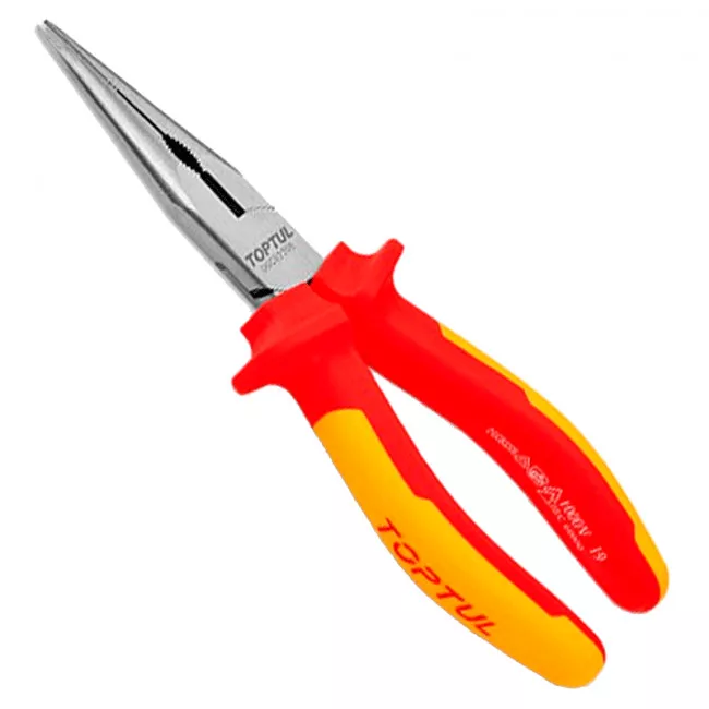 Плоскогубцы с удлиненными губками TOPTUL 8" 1000V VDE (chrome molybdenum) (DGCB2208) Плоскогубцы с удлиненными губками TOPTUL 8" 1000V VDE (chrome molybdenum) (DGCB2208)