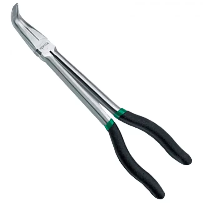 Плоскогубцы с удлиненными губками TOPTUL L280mm загнутые (угол 90°) (DFAI1211) Плоскогубцы с удлиненными губками TOPTUL L280mm загнутые (угол 90°) (DFAI1211)