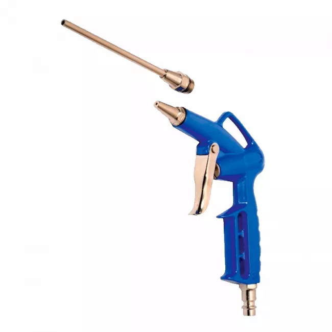 Пневмопистолет продувочный Ø 2 мм 2-6 бар 1/4" с носиком 120 мм MASTER TOOL (81-8741) Пневмопистолет продувочный Ø 2 мм 2-6 бар 1/4" с носиком 120 мм MASTER TOOL (81-8741)