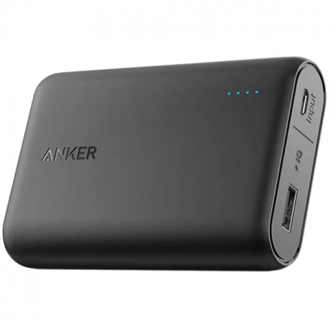 Портативный аккумулятор ANKER PowerCore 10000 mAh Li-ion V3 Black (A1263H11/A1263G12)