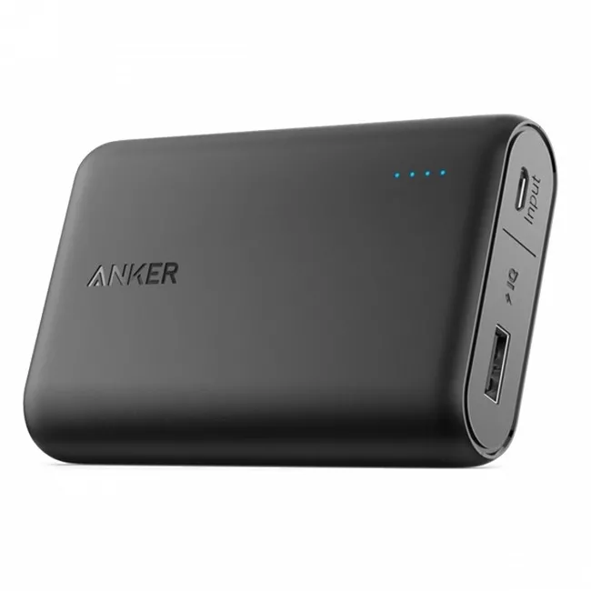 Портативный аккумулятор ANKER PowerCore 10000 mAh Li-ion V3 Black (A1263H11/A1263G12)