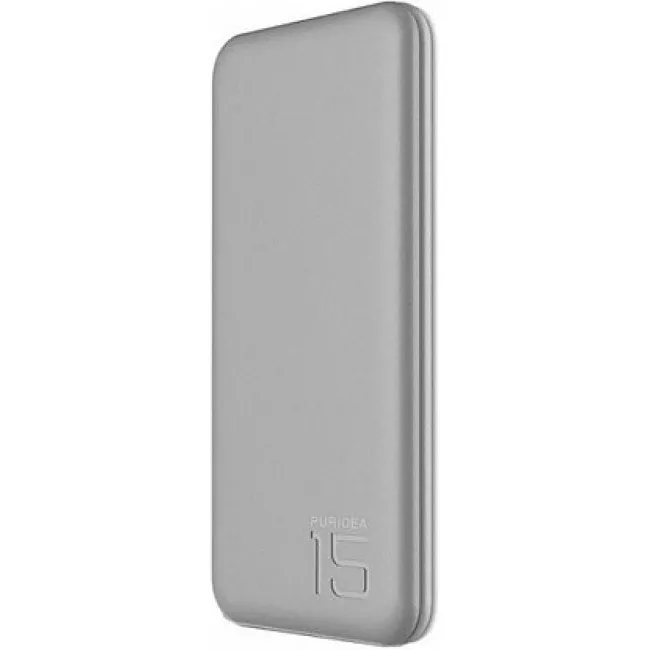Портативный аккумулятор PURIDEA S3 15000mAh Li-Pol Rubber Grey & White (S3-Grey White)