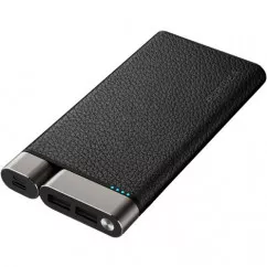 Портативный аккумулятор PURIDEA X01 10000mAh Li-Pol +TYPE-C Leather Black (X01-Black)