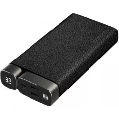 Портативный аккумулятор PURIDEA X02 20000mAh Li-Pol +TYPE-C Leather Black (X02-Black)