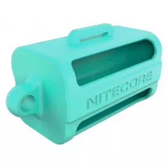 Портативний магазин для акумуляторів 18650 - Nitecore NBM40, ментоловий (6-1219_mint)
