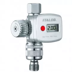 Регулятор давления воздуха цифровой для краскопульта ITALCO (FR8)