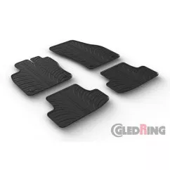 Резиновые коврики Gledring для Audi Q2 2016-> (GR 0255)