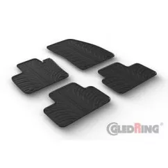 Резиновые коврики Gledring для Volvo XC40 2018-> automatic (GR 0393)