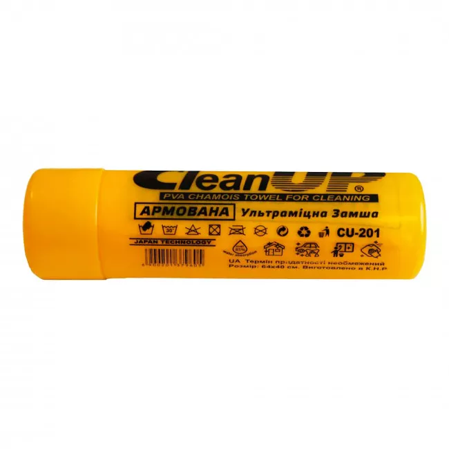 Салфетка влажная из искусственной замши CleanUp 64x40см 1шт CU-201 (379605)