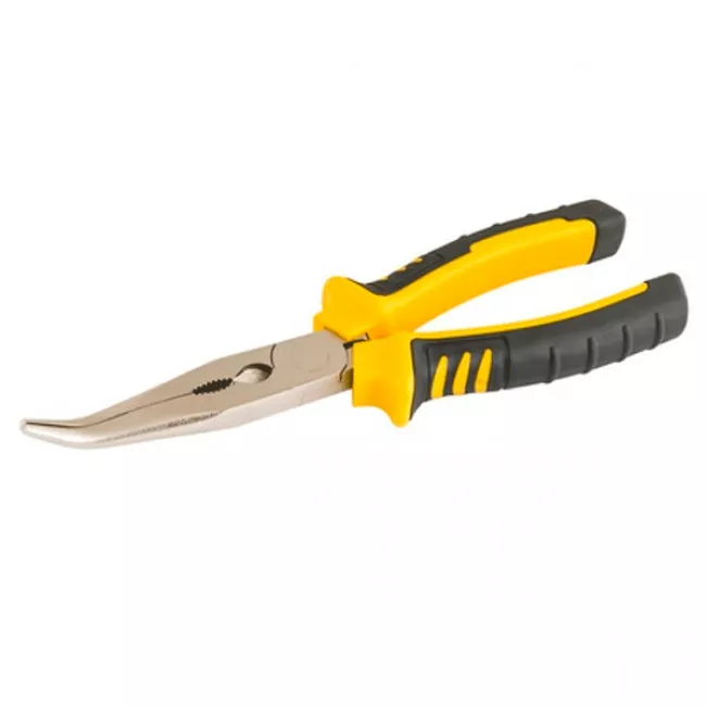 Щипцы гнутые MASTERTOOL 200 мм, С55, HRC 45~50 (23-3200) Щипцы гнутые MASTERTOOL 200 мм, С55, HRC 45~50 (23-3200)