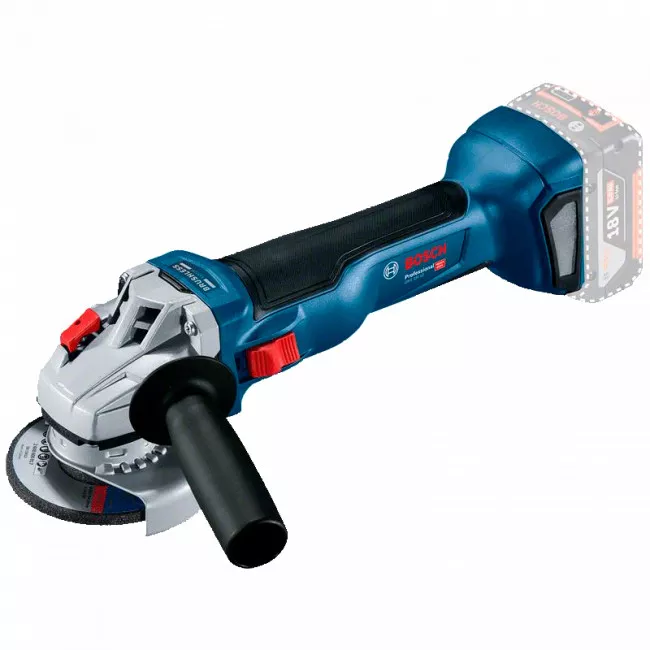 Шлифмашина угловая Bosch 18V-10 solo, аккумуляторная, 18V, 125 мм, 9000 об/мин, (0.601.9J4.002)