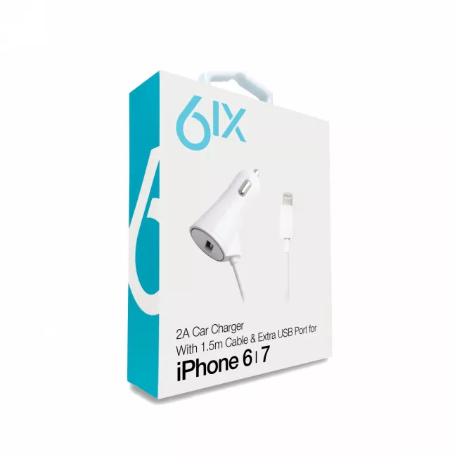 Автомобильное зарядное устройство SIX 2А (865883)