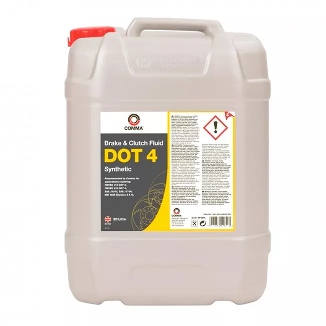 Тормозная жидкость COMMA DOT 4 SYNT. 20л (B3A756)