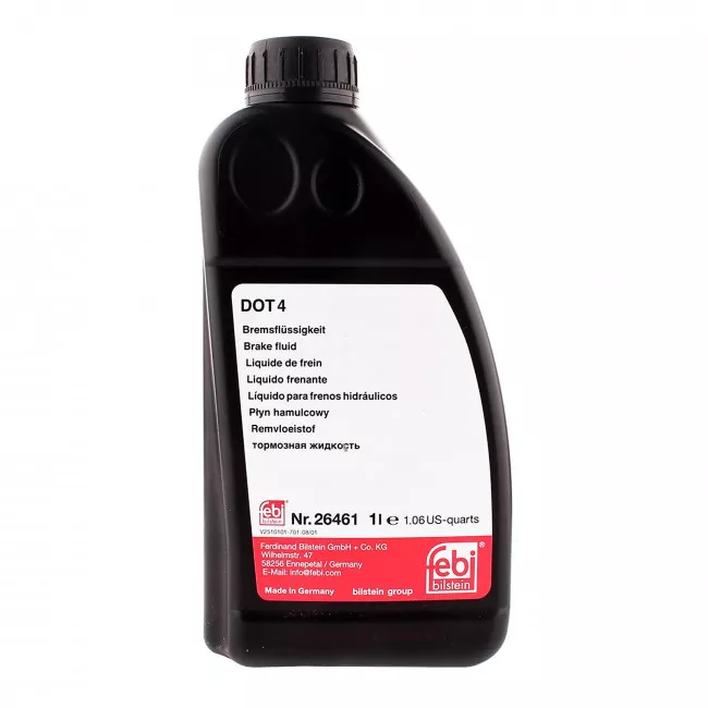 Тормозная жидкость Febi Bilstein Brake Fluide DOT 4 1л (26461) Тормозная жидкость Febi Bilstein Brake Fluide DOT 4 1л (26461)