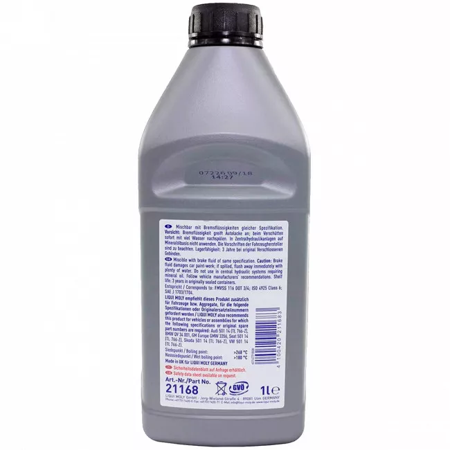 Тормозная жидкость Liqui Moly Bremsflussigkeit SL6 DOT 4 1л (21168)
