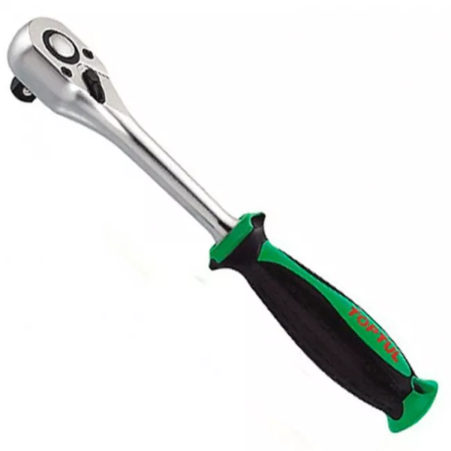 Трещотка TOPTUL 1/2" 36 зубцов (резиновая ручка) (CMBG1627)
