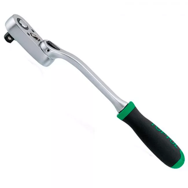 Трещотка TOPTUL 1/4" с поворотной головкой 48 зубцов (CJEK0819)
