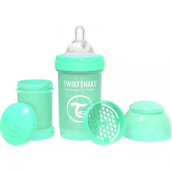 Twistshake антиколиковая бутылочка 180мл, мятная (69858) (78251)
