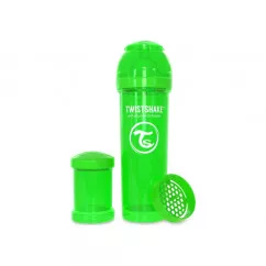 Twistshake антиколиковая бутылочка 330 мл, зеленая (24861)  (78016)