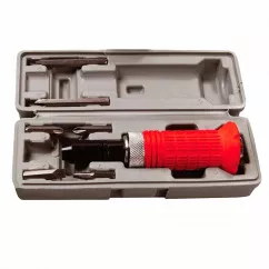 Ударно-поворотная отвёртка с резиновой ручкой Mastertool в кейсе + 6 насадок (40-0150)