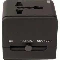 Универсальный дорожный сетевой переходник с USB POWER PLANT 220V 6A (DV00DV5067)