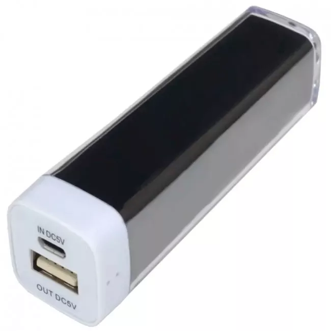 Зовнішній зарядний пристрій Power Bank DOCA D-Lipstick HT-2600 (2600mAh), чорний (111-1015black)