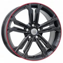 WSP ITALY W471 NAXOS (R18 7.5 5X112 49 57,1) ANTHRACITE LIP RED