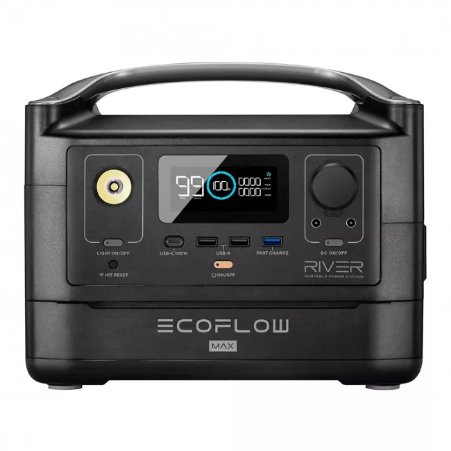 Зарядна станція EcoFlow RIVER 160000mAh (EFRIVER600MAX) (PB930425) Зарядна станція EcoFlow RIVER 160000mAh (EFRIVER600MAX) (PB930425)