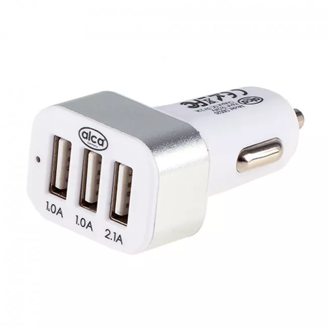 Автомобильное зарядное устройство ALCA 3USB AutoStecker (510520)