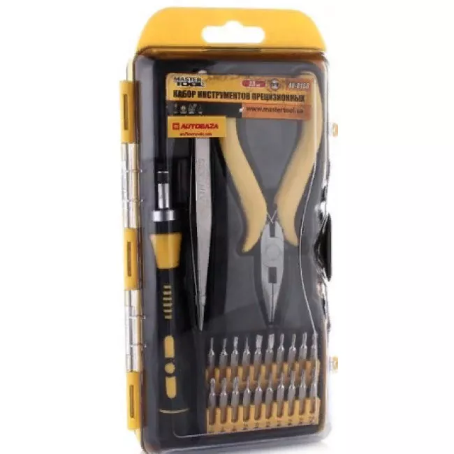 Набор отверток и инструментов MASTER TOOL 23 эл точных (40-0166)