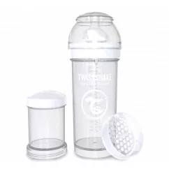 Антиколиковая бутылочка Twistshake 260мл, белая  (24857 78012)